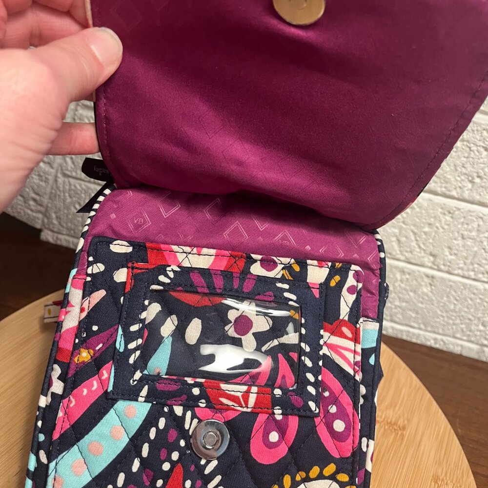 Vera Bradley Painted Paisley Mini Hipster Bag | Crossbody Purse - Picture 3 of 5
